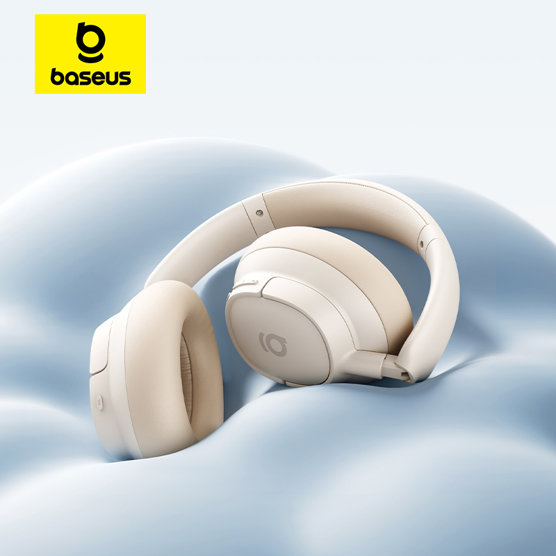 Anc Wireless Over Ear Headphones - Baseus ANC ワイヤレスヘッドホン 80時間再生 オーバーイヤーイヤホン 95%ノイズキャンセリング