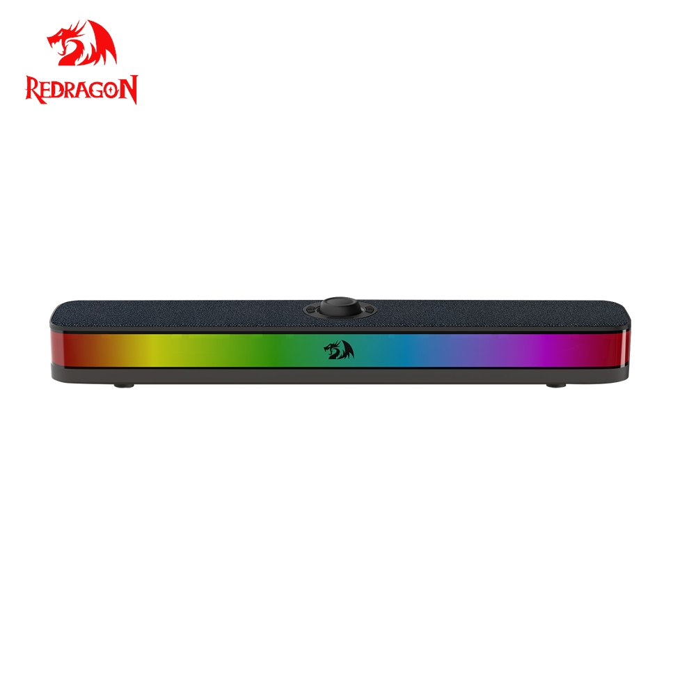 Rgb Computer Soundbar For Pc - REDRAGON NEO GS515 USB RGB デスクトップサウンドバー