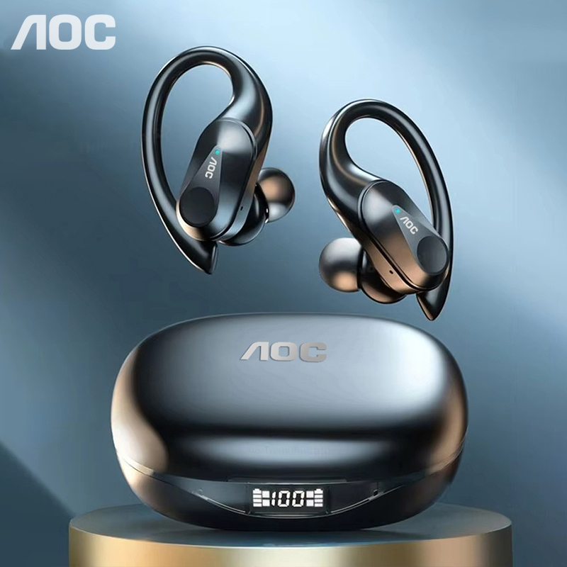 Type C Wired Earphones With Mic - Choice AOC スポーツ ヘッドセット ワイヤレス Bluetooth