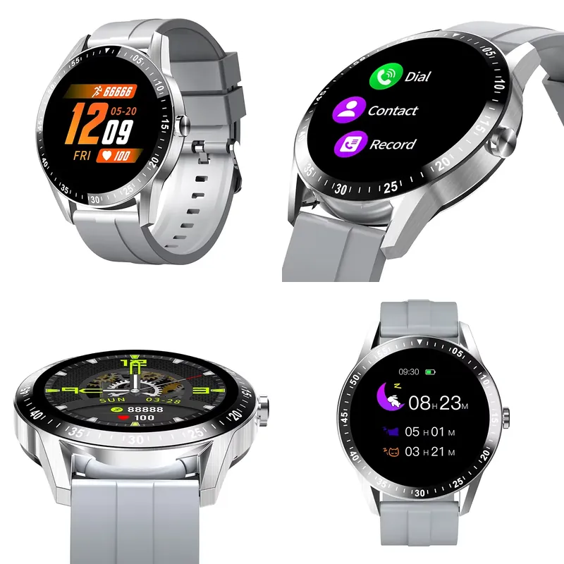 Smartwatches - 電話機能と天気予報機能付きフィットネストラッカー IP67防水 睡眠モニタリング機能付きスマートウォッチ
