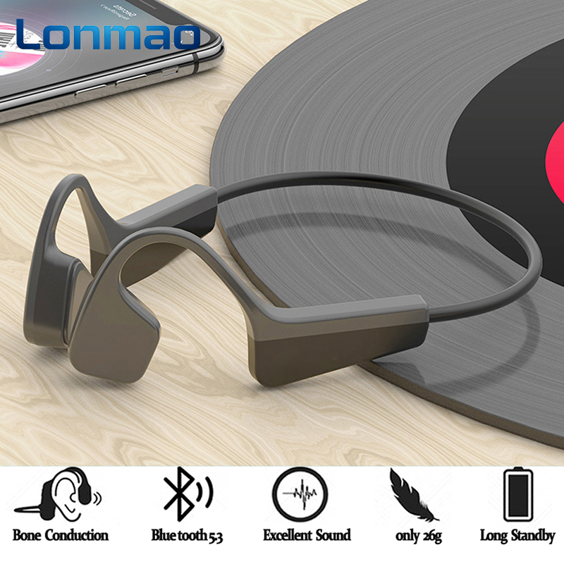 Bone Conduction Running Headphones - 骨伝導ワイヤレスイヤホン Bluetooth 5.3 オープン型ヘッドホン スポーツヘッドセット 防水イヤーフック