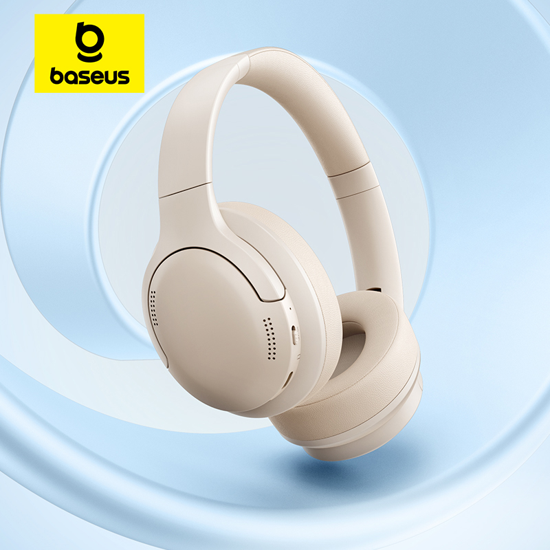 Anc Wireless Over Ear Headphones - Baseus ワイヤレスヘッドホン Bluetooth 6.0 HIFIレベルイヤホン 40mmドライバー