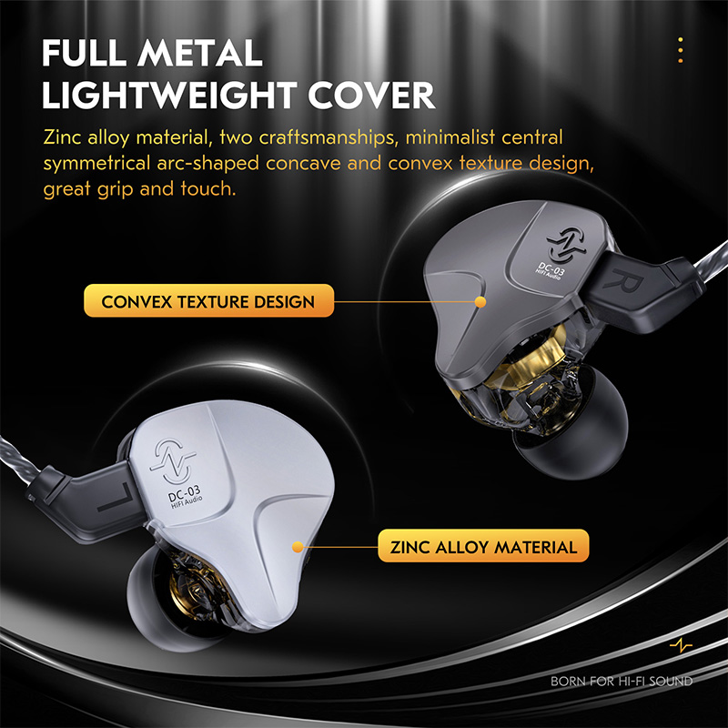 CCZ DC03 IEM 有線イヤホン 10mm ダイナミッ - In Ear Monitors For Singers のレビューと価格