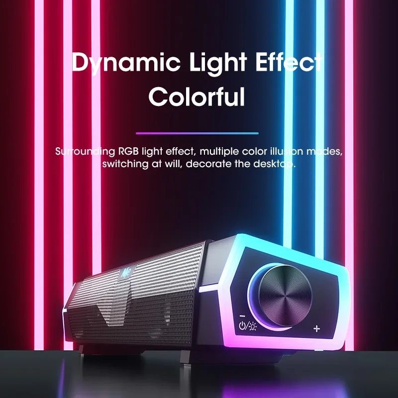 ホームシアタースピーカー,Bluetooth,4dステレオサ - Rgb Computer Soundbar For Pc のレビューと価格