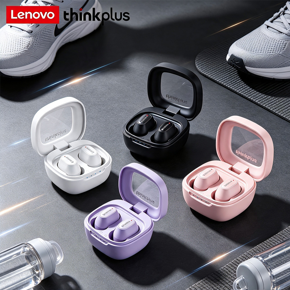 レノボ XT62 スタイリッシュな透明カプセル型TWSイヤホ - Tws Earbuds Bluetooth 5.3 のレビューと価格