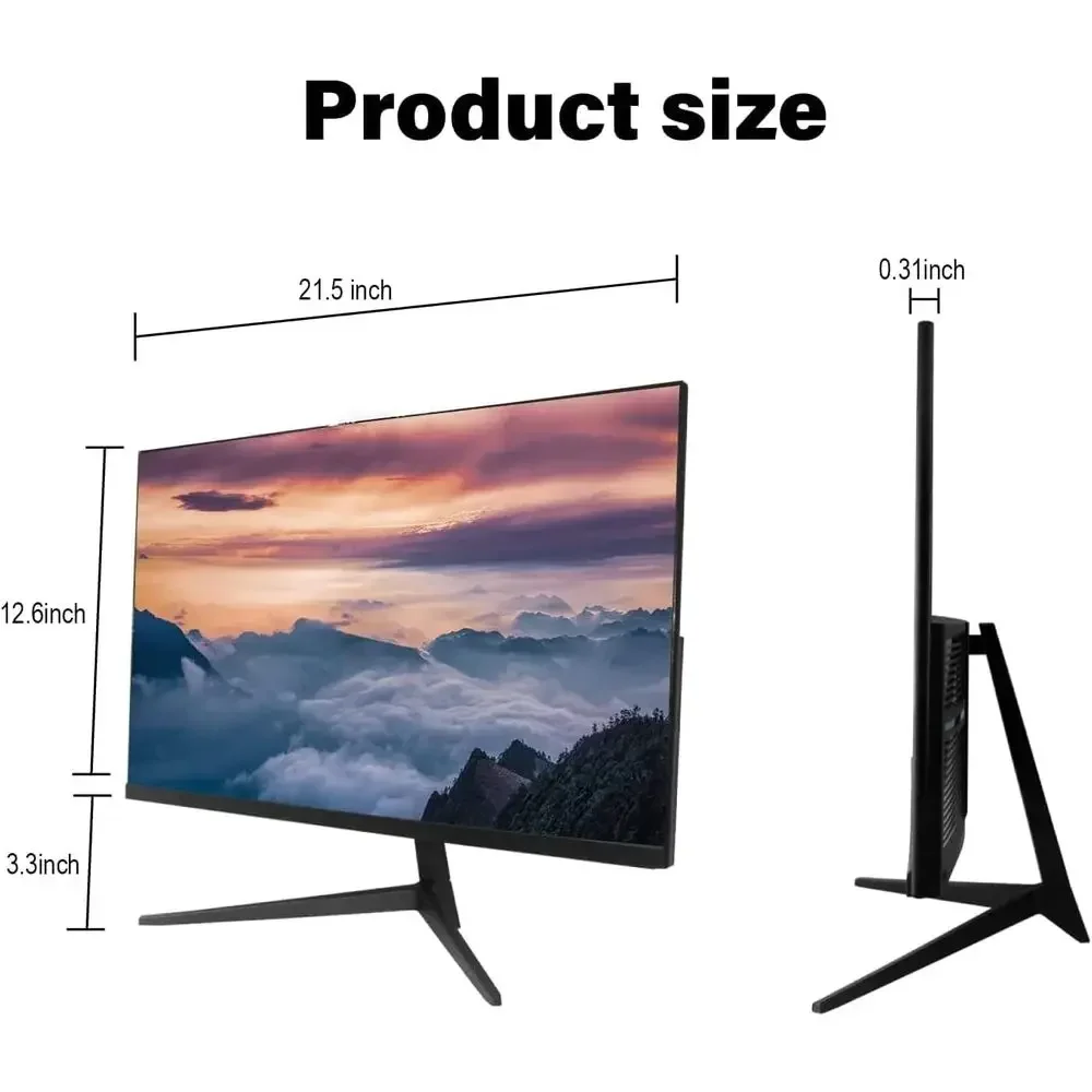 セキュリティカメラモニタースクリーン、22インチ1080P薄 - Speakers のレビューと価格