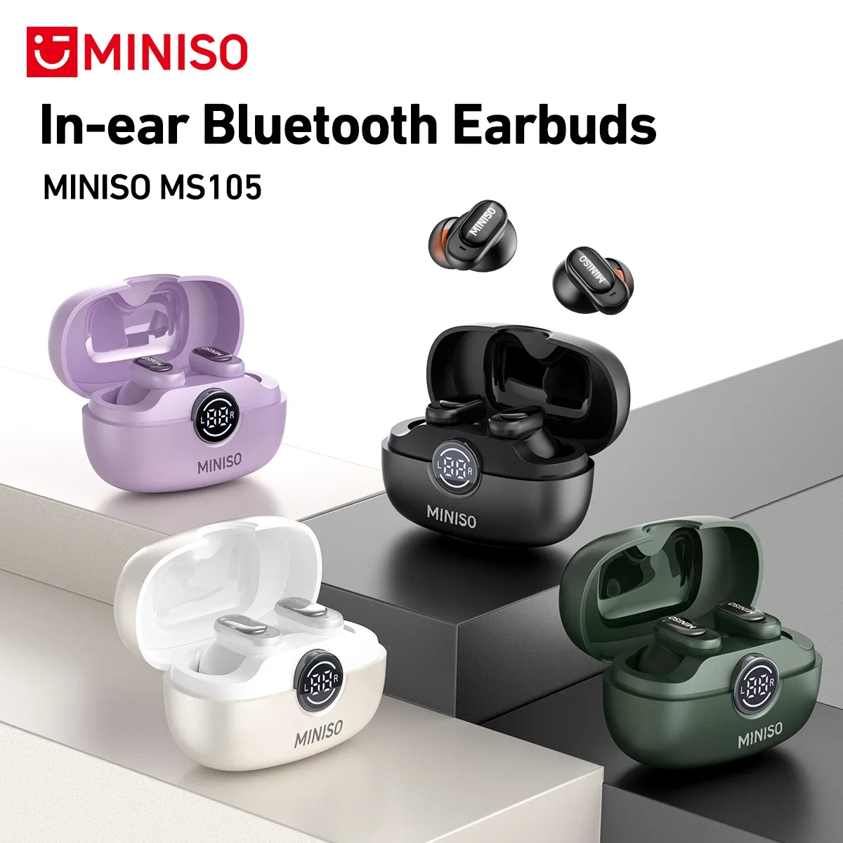 MINISO名創優品 MS105 Bluetoothイヤホン - Type C Wired Earphones With Mic のレビューと価格