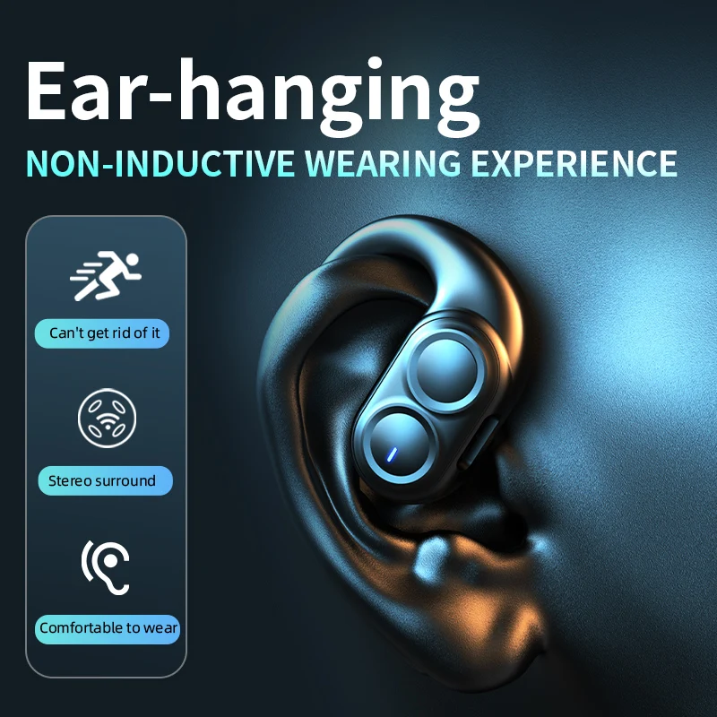 ワイヤレス Bluetooth ヘッドフォンフルオープンヘッ - Open Ear Air Conduction Headphones のレビューと価格