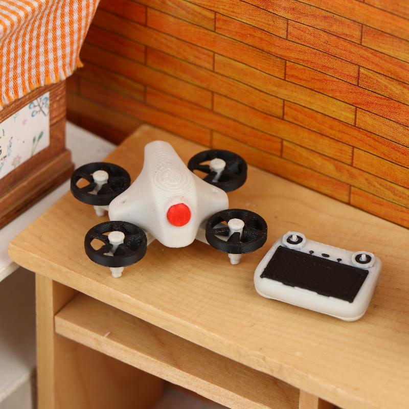 ミニチュアシミュレーションドローンモデル リモコン付き 1: - Drones のレビューと価格