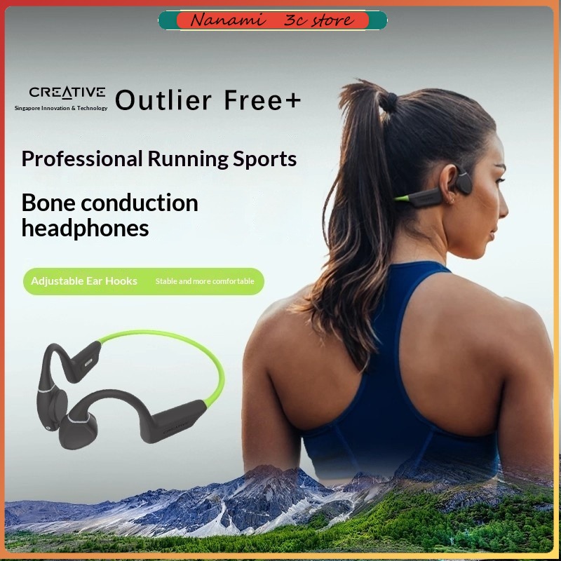 クリエイティブなアウトライナー型防水骨伝導イヤホン、低遅延ワ - Headphones のレビューと価格
