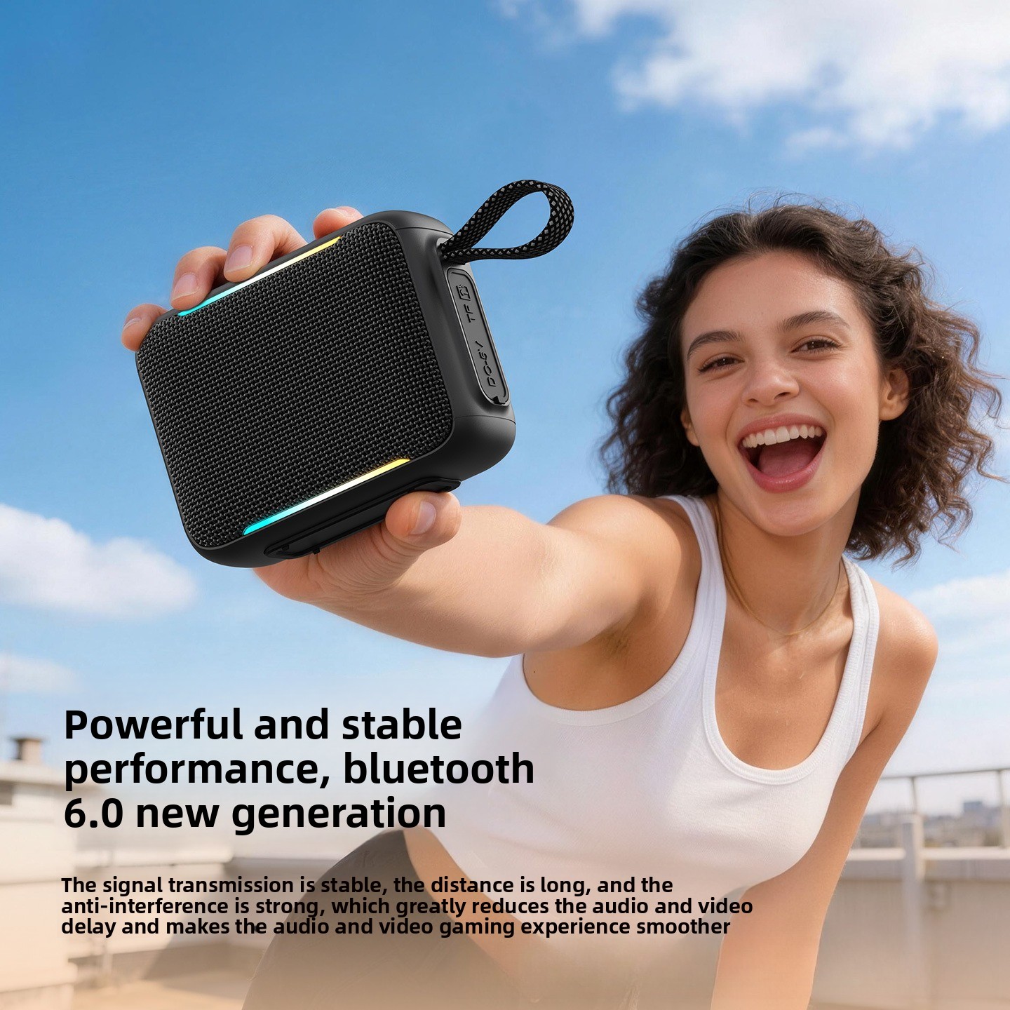 新しい屋外防水ポータブルBluetooth低音スピーカーIP - Portable Bluetooth Speaker Waterproof Ipx7 のレビューと価格