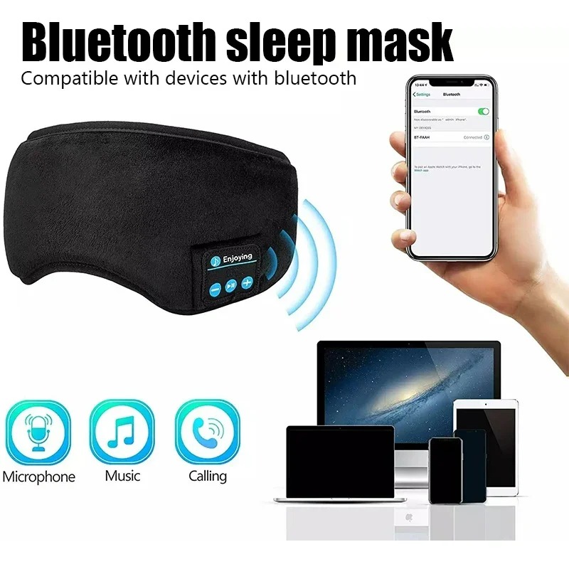 Fone Bluetooth イヤホン スポーツ用睡眠ヘッド - Sleep Mask Headphones Bluetooth のレビューと価格