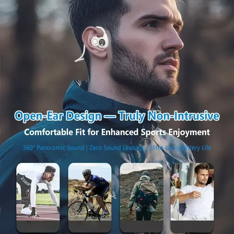 骨伝導Bluetoothイヤホン ノンインイヤー デジタルデ - Bone Conduction Running Headphones のレビューと価格
