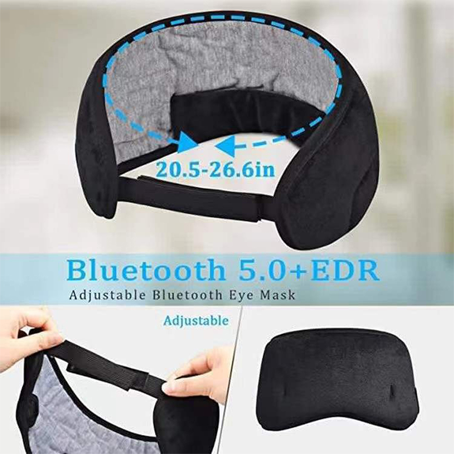 ワイヤレス睡眠用ヘッドホンマスク - ブルートゥース対応横向 - Sleep Mask Headphones Bluetooth のレビューと価格