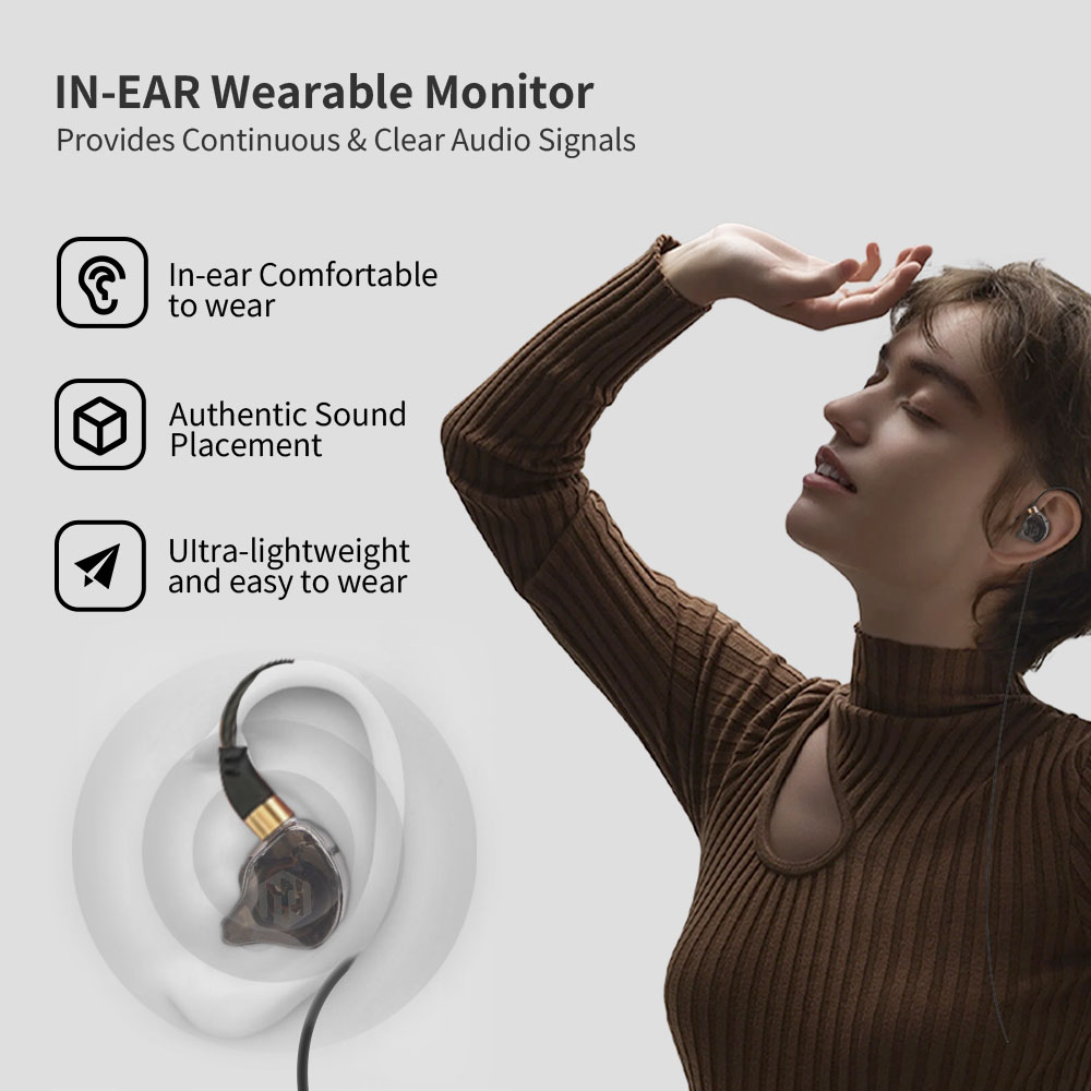 LMBGM SE9 UHFワイヤレスインイヤーモニターシステ - In Ear Monitors For Singers のレビューと価格