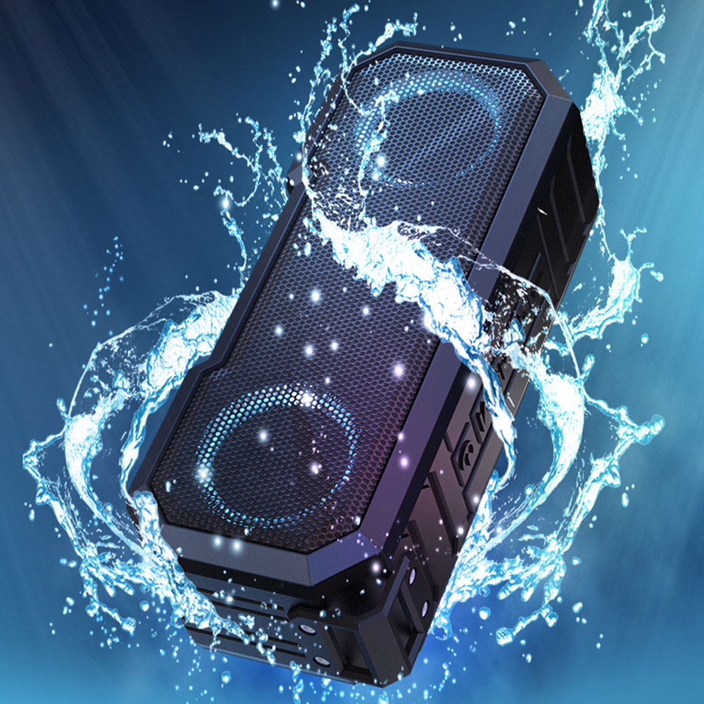 ポータブル Bluetooth スピーカー ワイヤレス フラ - Portable Bluetooth Speaker Waterproof Ipx7 のレビューと価格