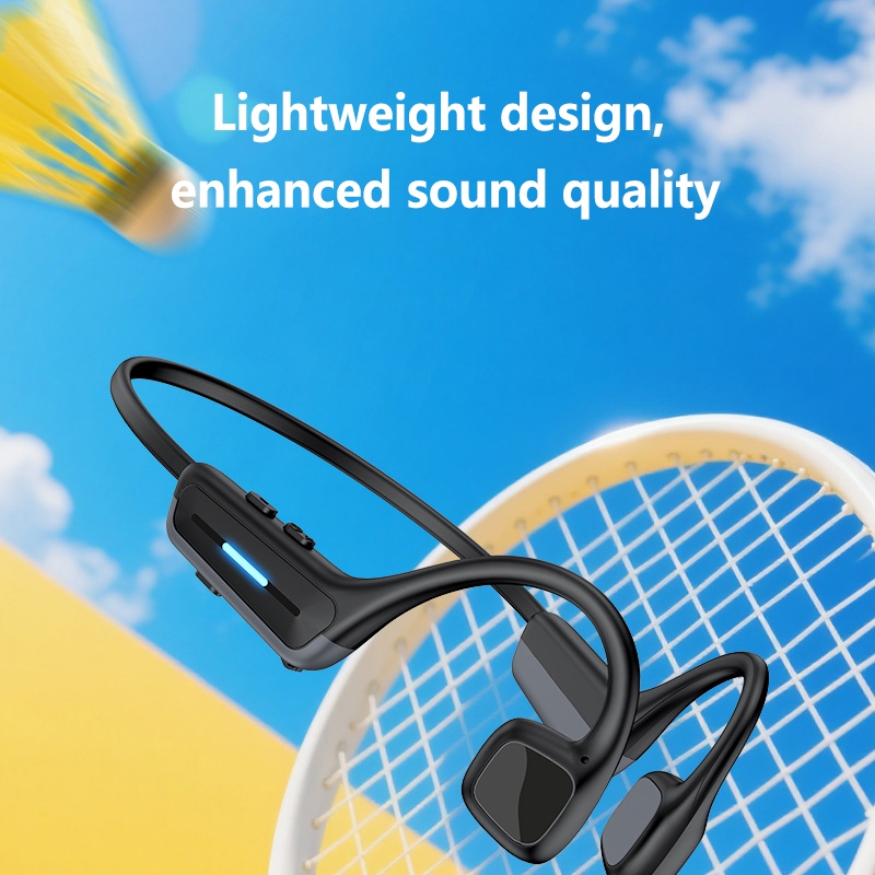 ランニング、サイクリング、その他のスポーツに適したオープンイ - Bone Conduction Running Headphones のレビューと価格
