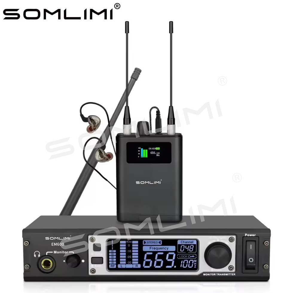 SOMLIMI プロフェッショナル EM600 インイヤーワ - In Ear Monitors For Singers のレビューと価格
