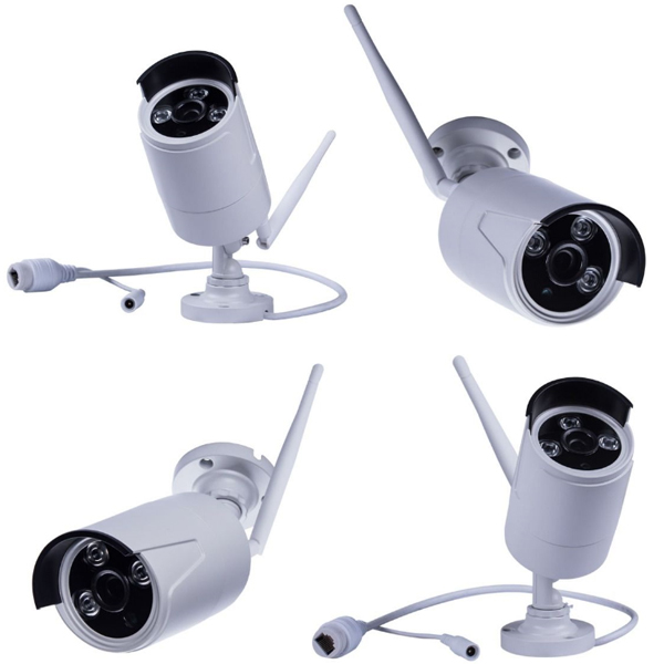 ワイヤレス屋外セキュリティカメラシステム 4CH/8CH 5 - Cameras のレビューと価格