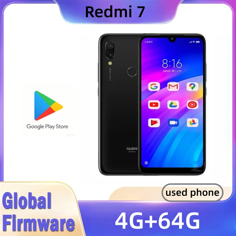 Xiaomi Redmi 7携帯電話（ケース付き）、デュアル - Cameras のレビューと価格