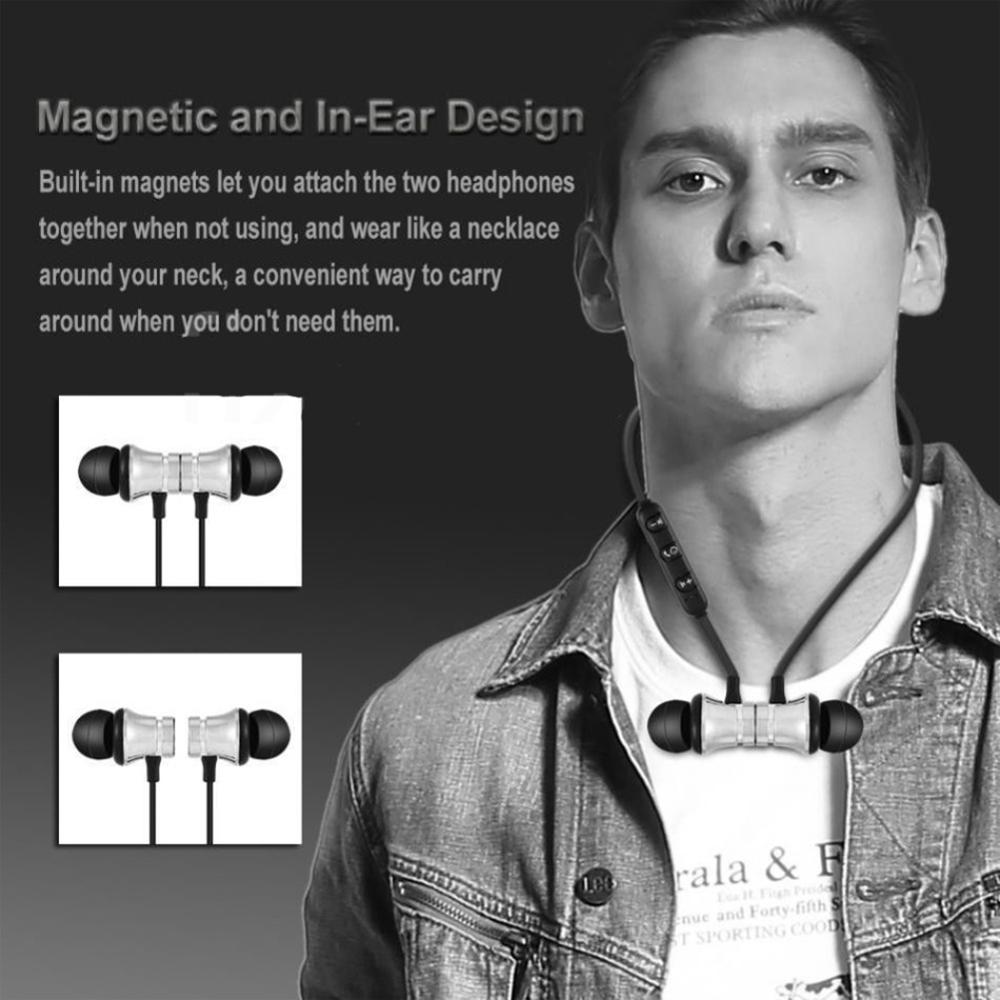 ネックバンド型イヤホン 磁気吸着 ワイヤレスBluetoot - Magnetic Neckband Sports Earphones のレビューと価格