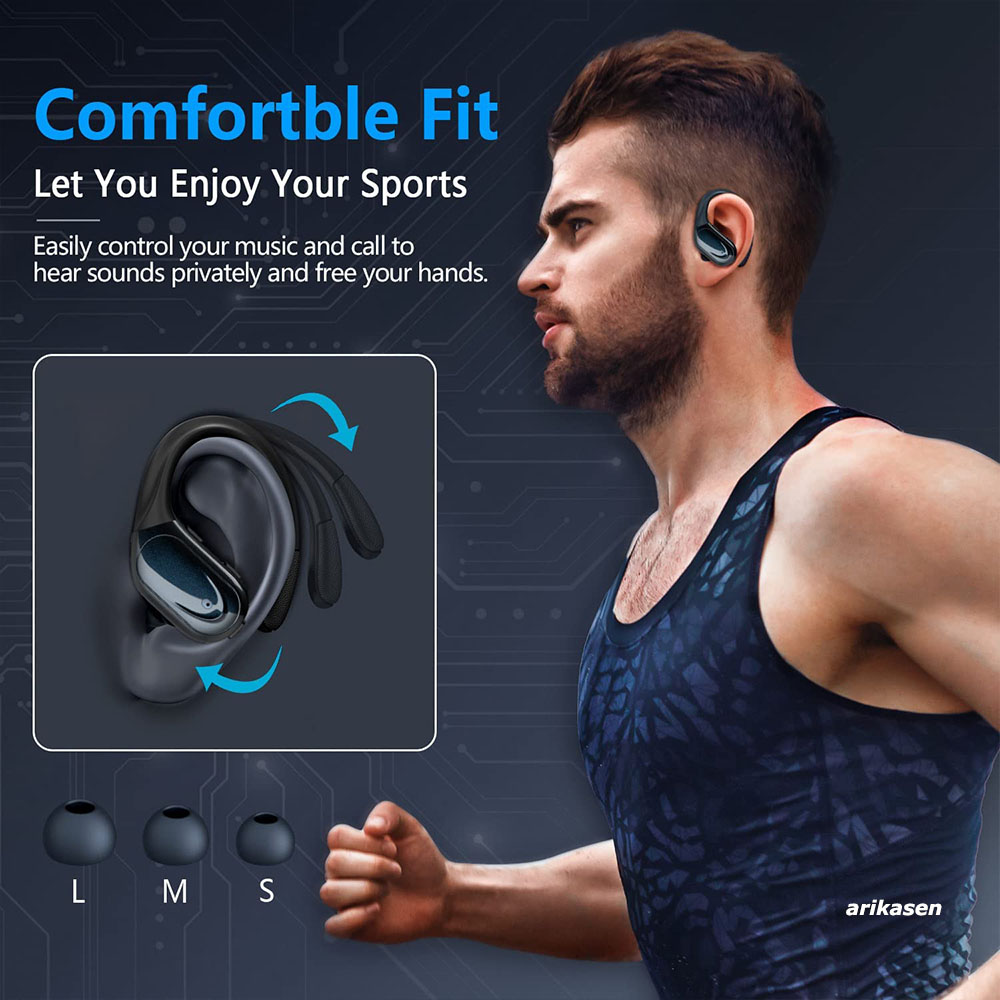 ワイヤレスイヤホン スポーツ Bluetooth 5.3 ヘ - Anc Wireless Over Ear Headphones のレビューと価格