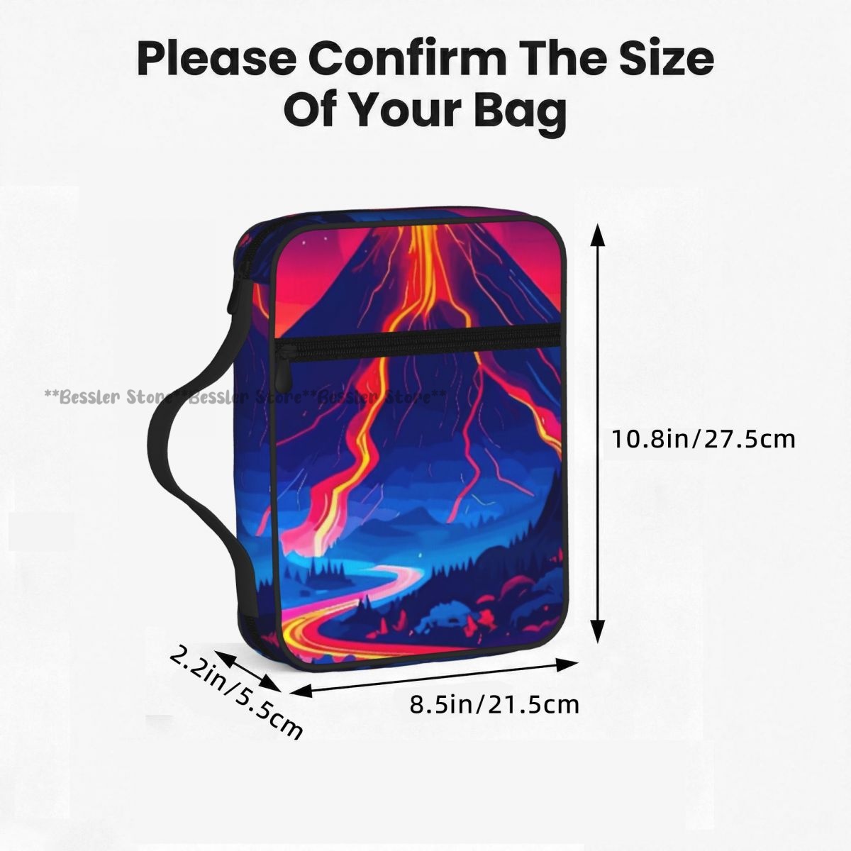 聖書カバー キャリングブックケース 教会バッグ 火山の噴火の - Tablets のレビューと価格