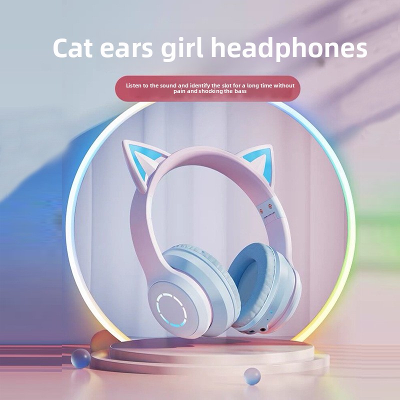 新発売 ベストセラー ヘッドマウント型Bluetoothヘッ - Cat Ear Bluetooth Headset Led のレビューと価格