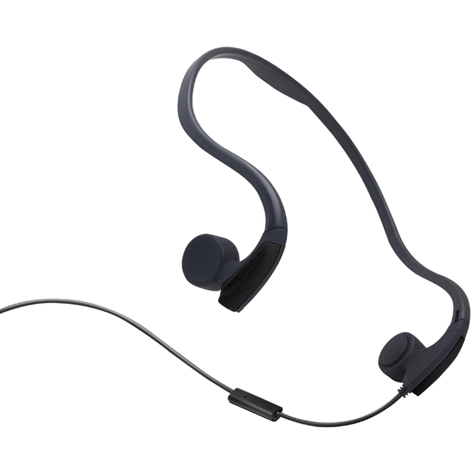骨伝導有線ヘッドセット 音声コントロール ランニング アウト - Bone Conduction Running Headphones のレビューと価格