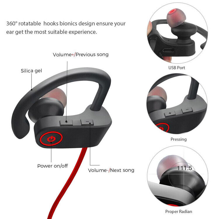 2024 スポーツネックバンドワイヤレスランニングユニバーサ - Bone Conduction Running Headphones のレビューと価格
