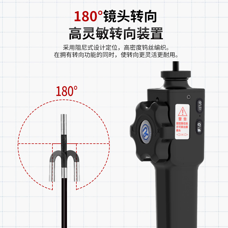 1080P HD双方向工業用内視鏡 180度回転カメラ 車用 - Cameras のレビューと価格