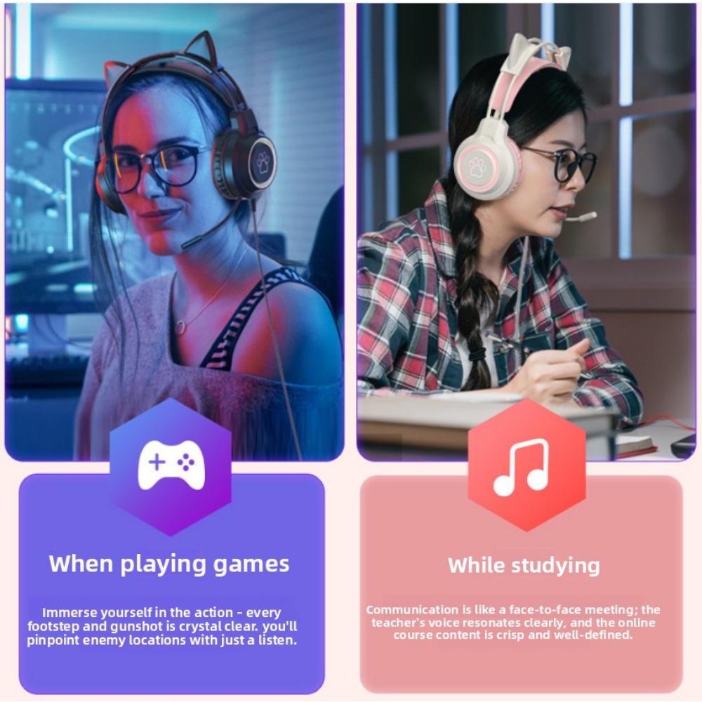 高解像度フレキシブルマイク付きRGBゲーミングイヤホン 3. - Gaming Headset With Mic Rgb のレビューと価格