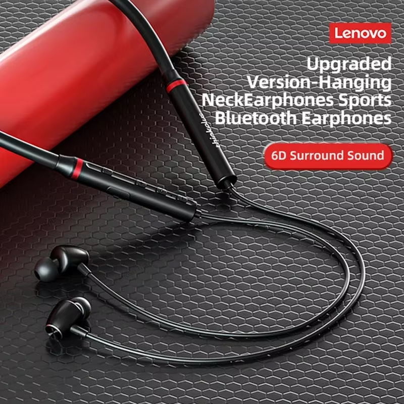 100% オリジナルレノボ HE05X Bluetooth  - Magnetic Neckband Sports Earphones のレビューと価格