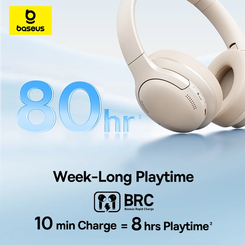 Baseus ワイヤレスヘッドホン Bluetooth 6. - Anc Wireless Over Ear Headphones のレビューと価格