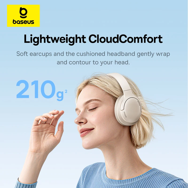 Baseus ワイヤレスヘッドホン Bluetooth 6. - Anc Wireless Over Ear Headphones のレビューと価格